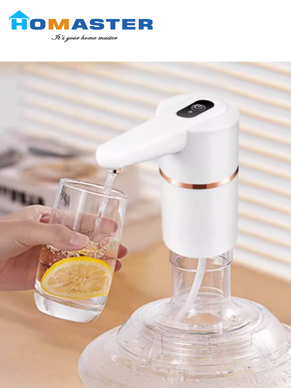 Water Bottle USB Rechargeable Water Pump with Light 