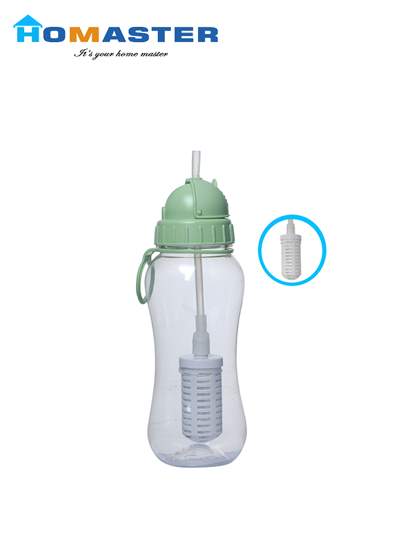 Plastic Sport Portable Water Bottle with filter