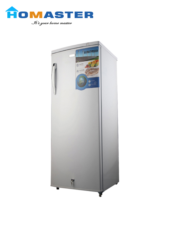 180L Upright Silver DC Freezer with Sliding Door