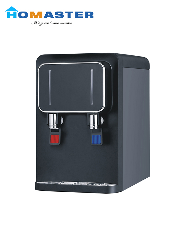 Black Counter Top Water Dispenser with 2 Taps
