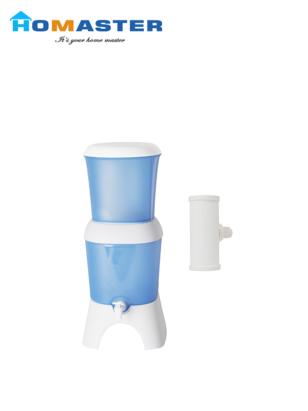 Blue CounterTop Mineral Water Filter Water Purifier Pot