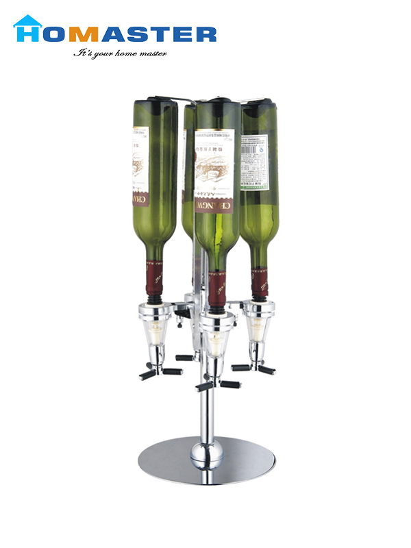 Restaurants & Bars Wine Dispenser With Four Bottles 