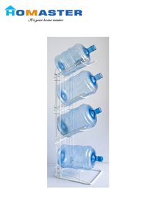 White 4 Layers Metal Cradle for Bottled Water