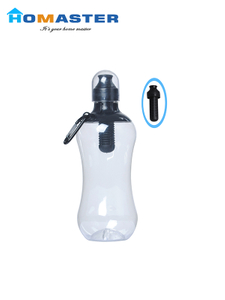 Transparent 550ML Water Sports Bottle with Filter