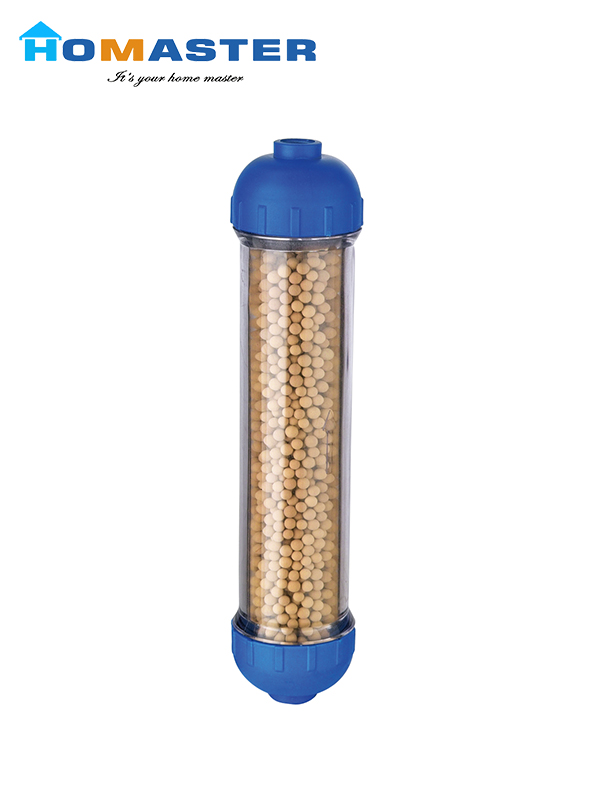 Transparent In-line Filter Cartridge with Activated Ceramic Ball 
