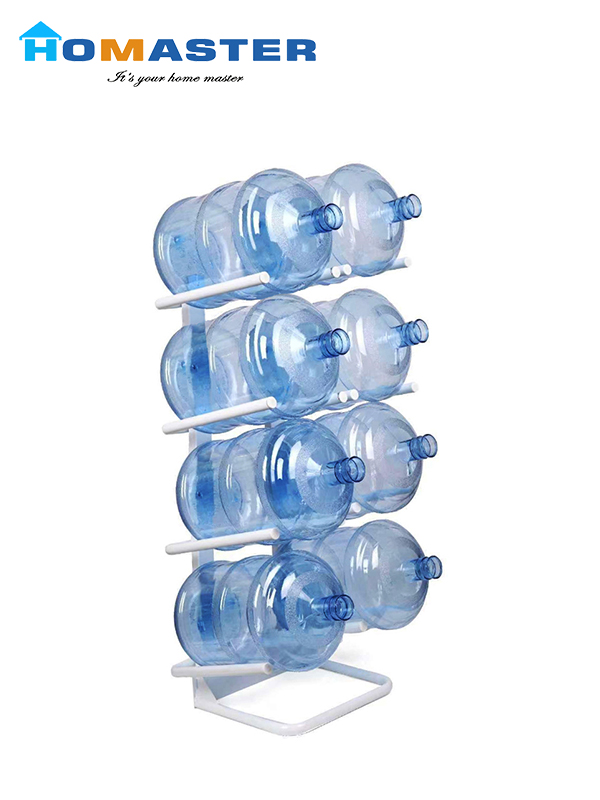 4 Layers Metal Water Shelf Fit for 8 Bottles
